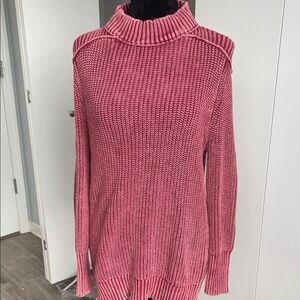 VENUS Raspberry Cowl Neck Sweater